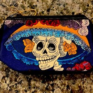 Colorful makeup bag or small clutch, never been used and smoke/pet free home